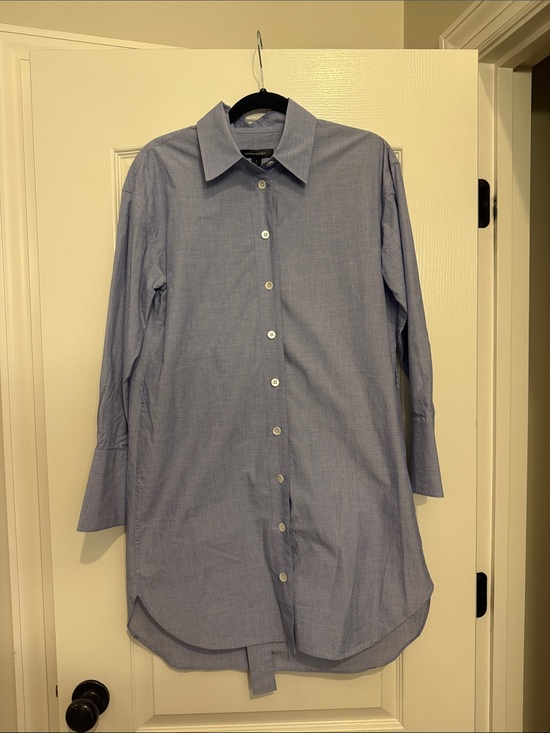 Banana Republic Dresses & Skirts - Banana Republic Light Blue Long Sleeve Shirt Dress